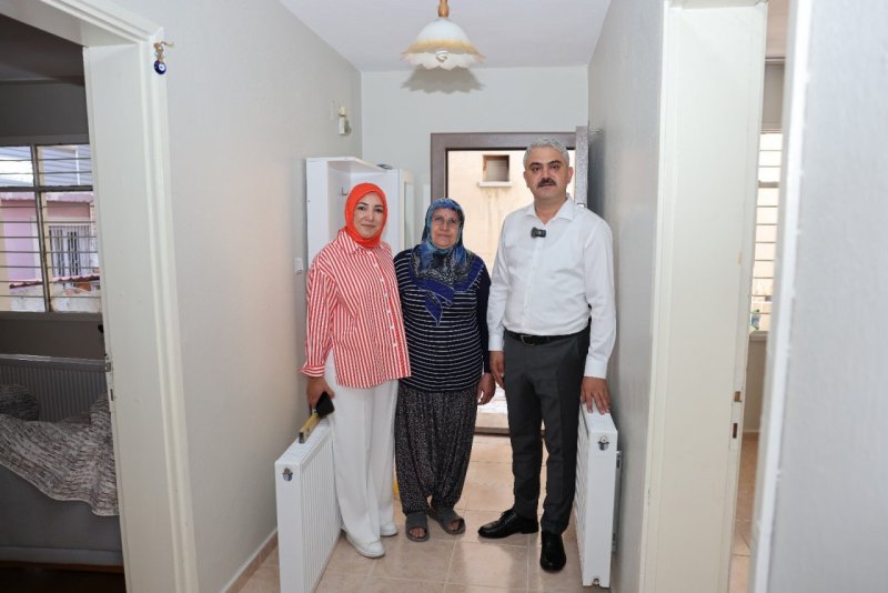 40 İhtiyaç Sahibi Ailenin Evine Doğalgaz Dönüşümü Yapıldı