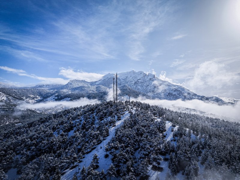 Pozantı’da Kar Manzaraları Kartpostalları Aratmadı